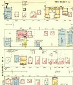 Chemical sample top down view of an area